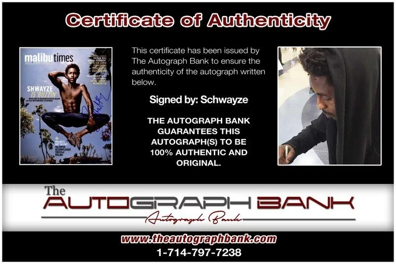 Shwayze — Shwayze Buzzin authentic signed RAPPER 8x10 photo W/ Certificate Autographed A12, image 2