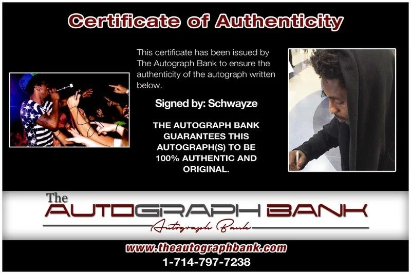 Shwayze — Shwayze Buzzin authentic signed RAPPER 8x10 photo W/ Certificate Autographed A1, image 2