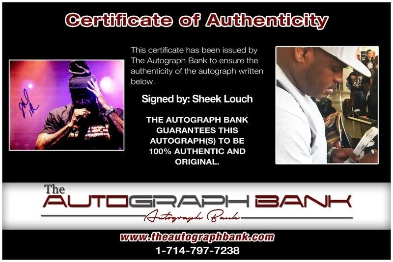 Sheek Louch — Sheek Louch LOX authentic signed RAPPER 8x10 photo W/ Cert Autographed A14, изображение 2