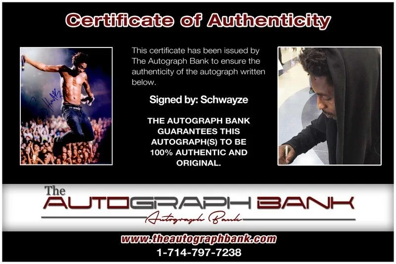 Shwayze — Shwayze Buzzin authentic signed RAPPER 8x10 photo W/ Certificate Autographed A8, image 2