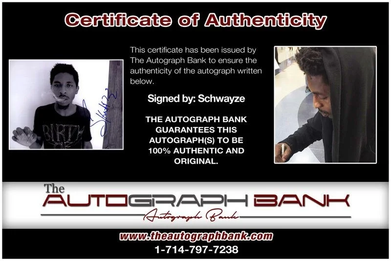 Shwayze — Shwayze Buzzin authentic signed RAPPER 8x10 photo W/ Certificate Autographed A3, image 2