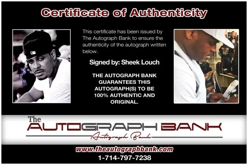Sheek Louch — Sheek Louch LOX authentic signed RAPPER 8x10 photo W/ Certificate Autographed A3, изображение 2