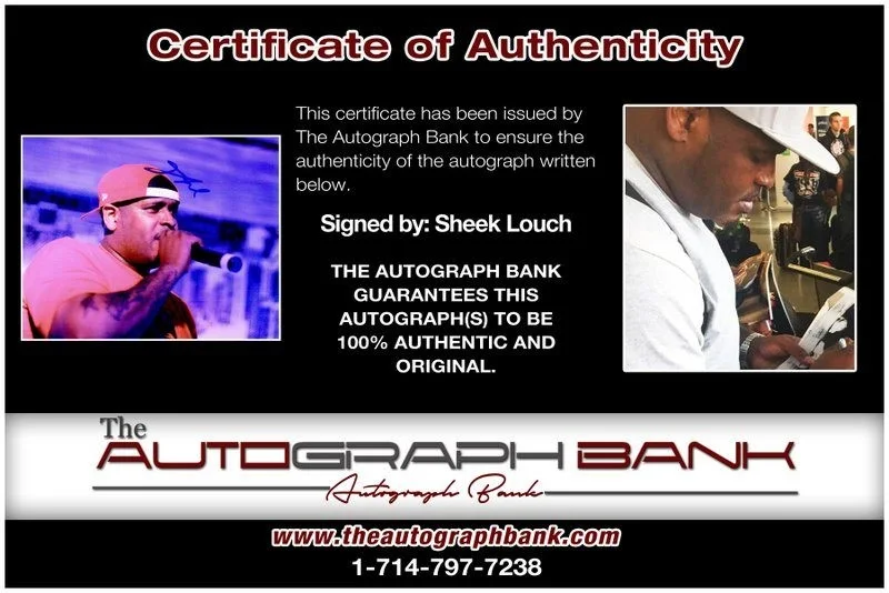 Sheek Louch — Sheek Louch LOX authentic signed RAPPER 8x10 photo W/ Cert Autographed A12, изображение 2