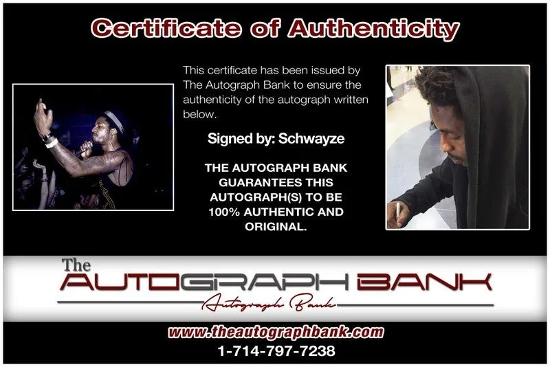 Shwayze — Shwayze Buzzin authentic signed RAPPER 8x10 photo W/ Certificate Autographed A5, изображение 2