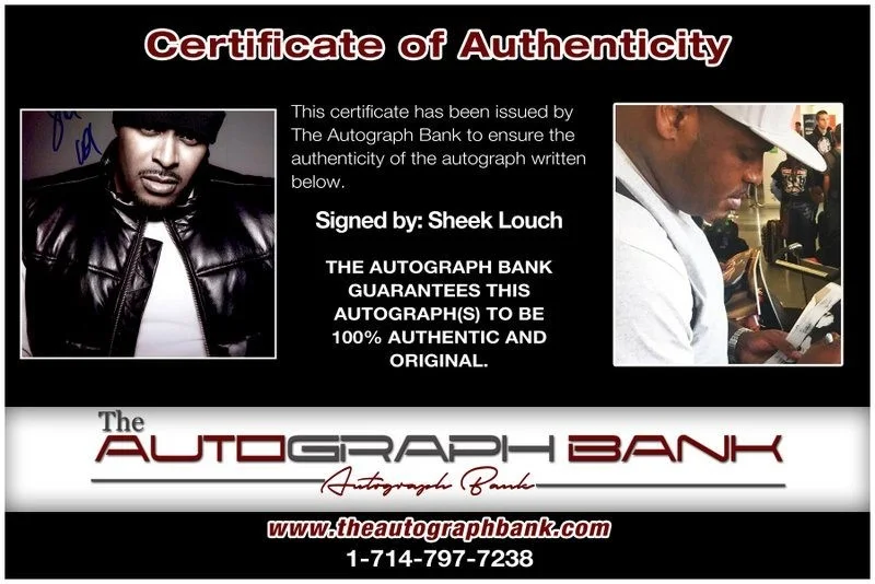 Sheek Louch — Sheek Louch LOX authentic signed RAPPER 8x10 photo W/ Certificate Autographed A5, изображение 2