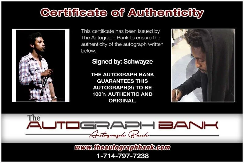 Shwayze — Shwayze Buzzin authentic signed RAPPER 8x10 photo W/ Certificate Autographed A14, изображение 2