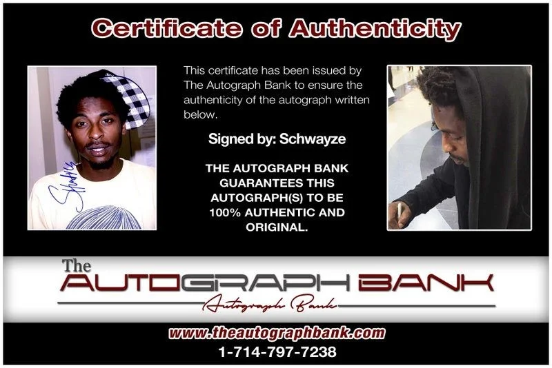 Shwayze — Shwayze Buzzin authentic signed RAPPER 8x10 photo W/ Certificate Autographed A16, изображение 2