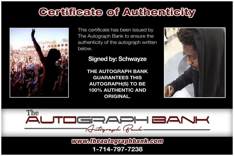 Shwayze — Shwayze Buzzin authentic signed RAPPER 8x10 photo W/ Certificate Autographed A9, image 2