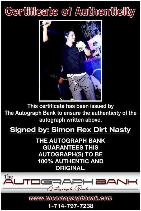 Simon Rex — Simon Rex authentic signed RAPPER 8x10 photo W/ Certificate Autographed (A1), image 2