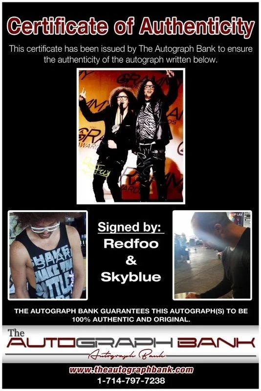 Lmfao — LMFAO Party Rock authentic signed RAP 8x10 photo W/ Certificate Autographed A11, изображение 2