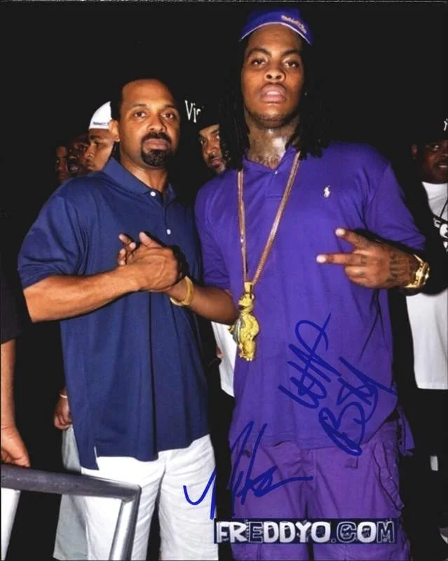 Waka Flocka — Waka Flocka & Mike Epps authentic signed rap 8x10 photo W/Cert Autographed A0001