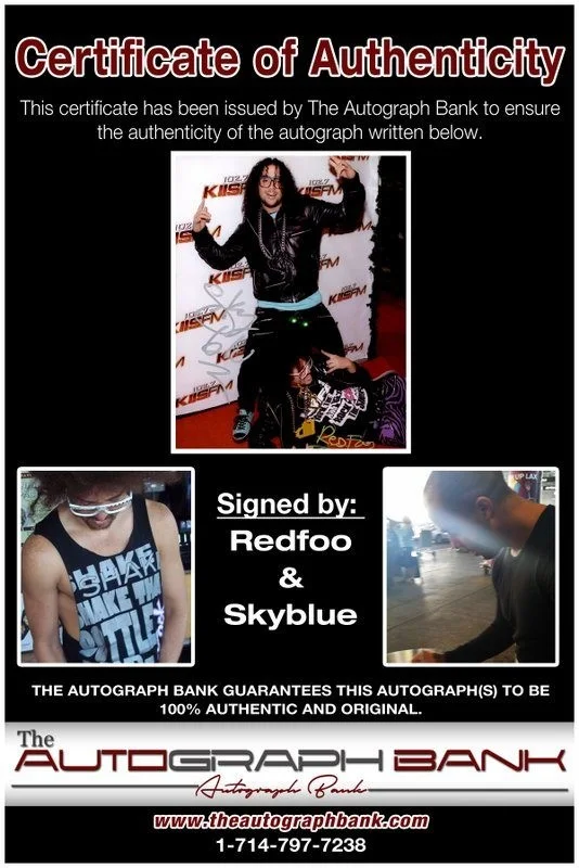Lmfao — LMFAO Party Rock authentic signed RAP 8x10 photo W/ Certificate Autographed A14, изображение 2