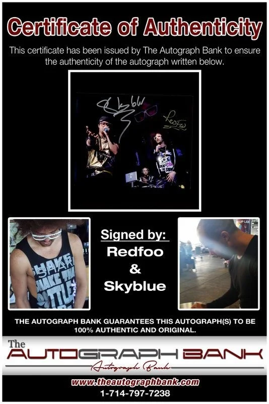 Lmfao — LMFAO Party Rock authentic signed RAPPER 8x10 photo W/Certificate Autographed A1, изображение 2