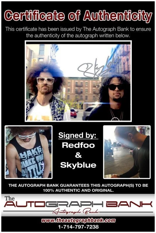 Lmfao — LMFAO Party Rock authentic signed RAPPER 8x10 photo W/Certificate Autographed A5, изображение 2