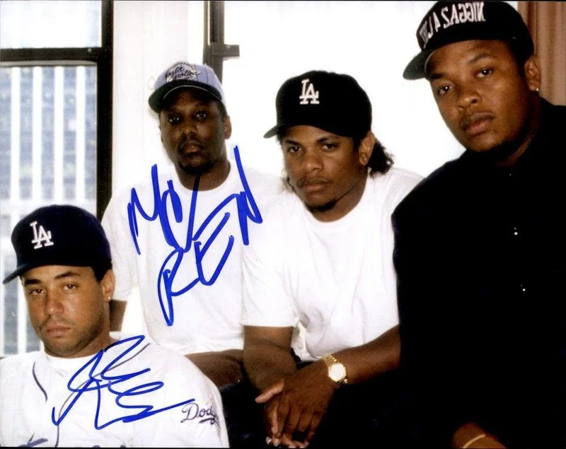 Mc Ren — Mc Ren & Dj Yella N.W.A. authentic signed 8x10 photo W/ Certificate A14