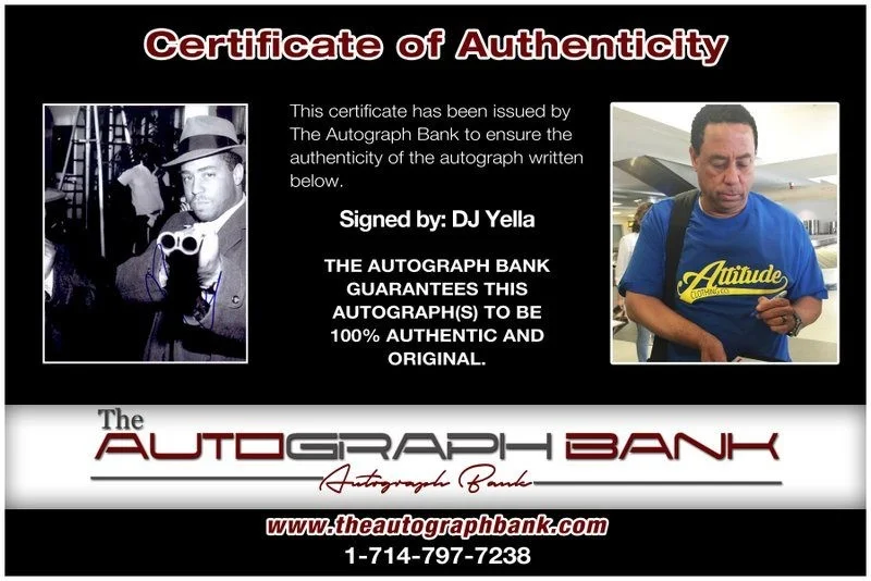 Dj Yella — Dj Yella N.W.A. authentic signed RAPPER 8x10 photo W/Certificate Autographed A19, image 2