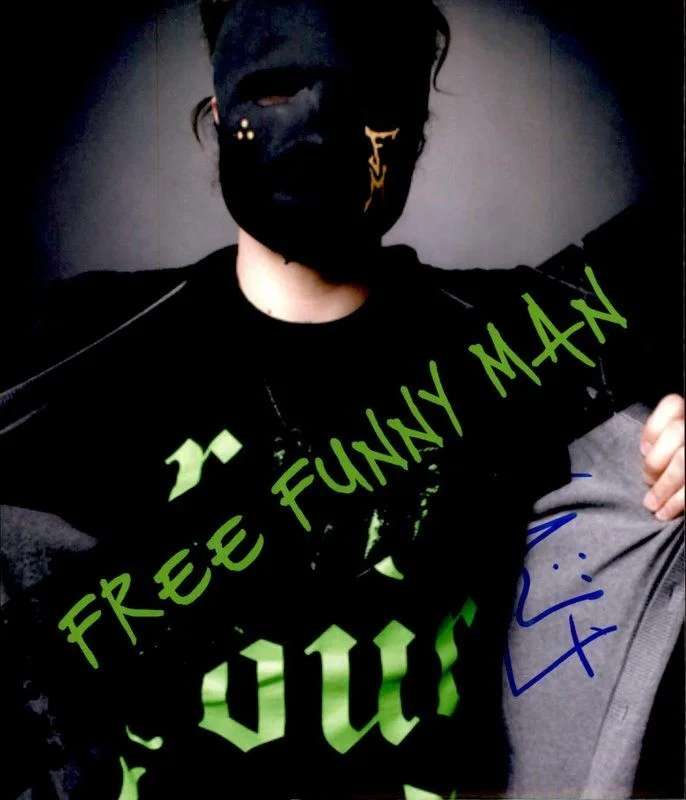 Funny Man — Funny Man Hollywood Undead authentic signed 8x10 photo W/ Certificate A7