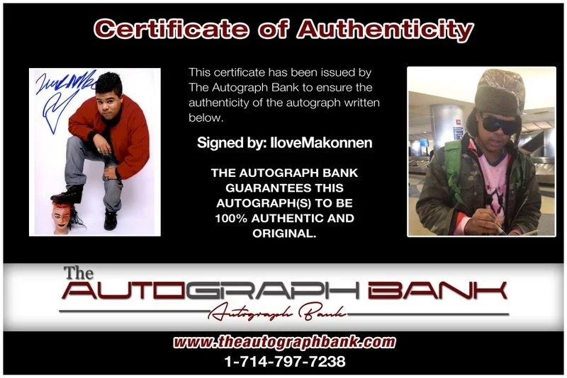 Ilovemakonnen — Singer Ilovemakonnen authentic signed RAPPER 8x10 photo W/Cert Autographed A17, изображение 2