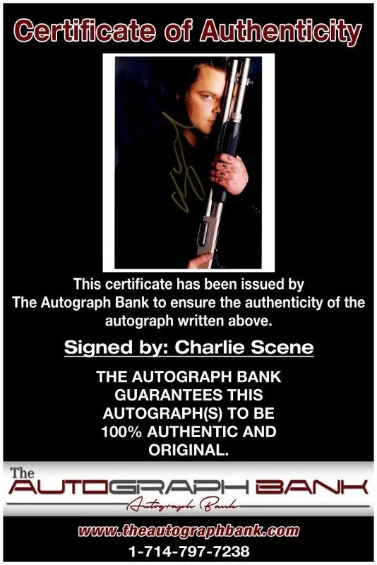 Charlie Scene — Charlie Scene Hollywood Undead authentic signed 8x10 photo W/ Certificate A10, изображение 2