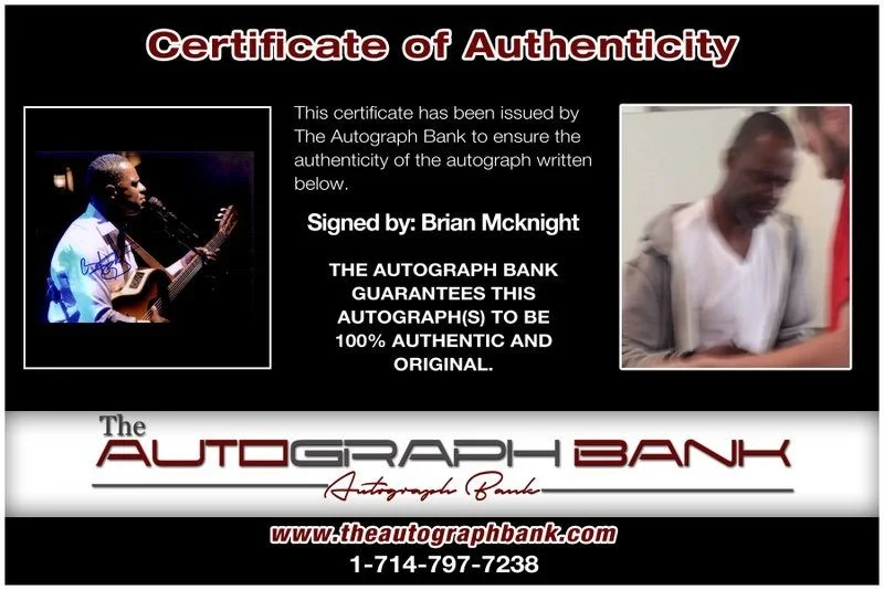 Brian Mcknight — Brian Mcknight authentic signed RAPPER 8x10 photo W/ Certificate Autographed A18, image 2