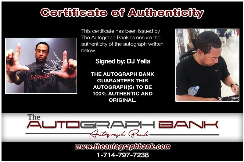 DJ Yella — DJ Yella authentic signed RAPPER 8x10 photo W/Cert Autographed 1182016-e1, image 2