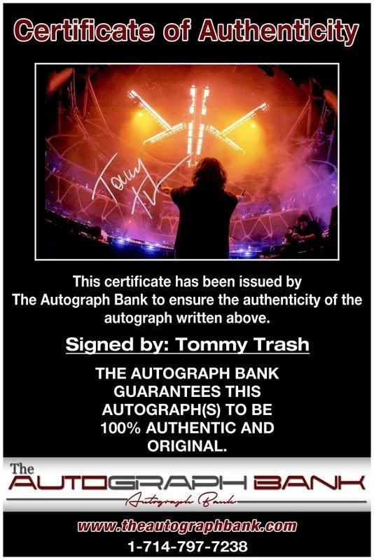 Tommy Trash — Tommy Trash authentic signed DJ 8x10 photo |CERT Autographed EDC Dub step A11, image 2