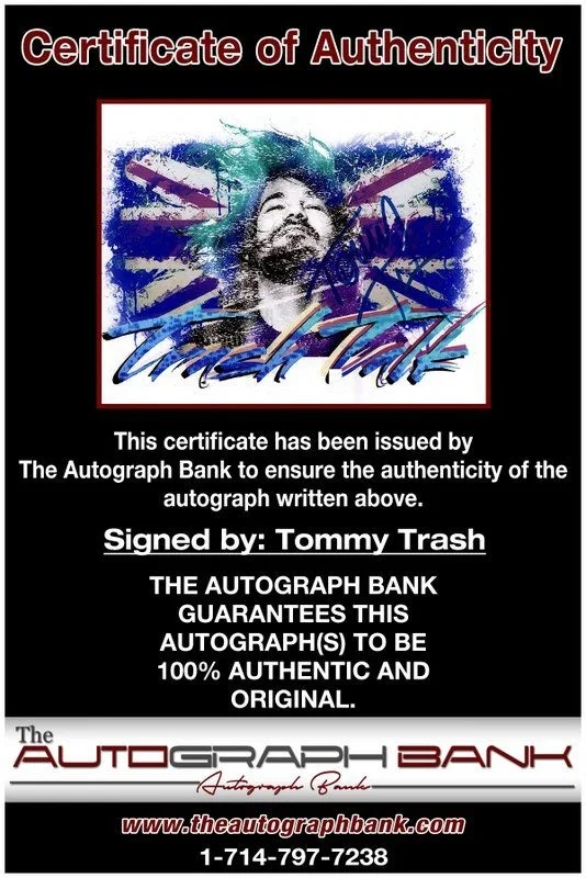 Tommy Trash — Tommy Trash authentic signed EDM DJ 8x10 photo |Cert Autographed EDC Dub step A2, image 2