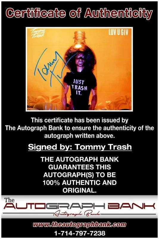 Tommy Trash — Tommy Trash authentic signed EDM DJ 8x10 photo |Cert Autographed EDC Dub step A3, image 2