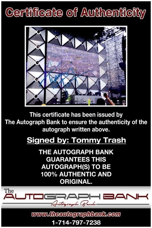 Tommy Trash — Tommy Trash authentic signed EDM DJ 8x10 photo |Cert Autographed EDC Dub step A7, image 2