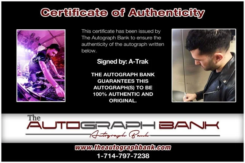 A-Trak — A-Trak authentic signed EDM DJ 10x15 photo W/Cert Autographed EDC Dub step B6, image 2