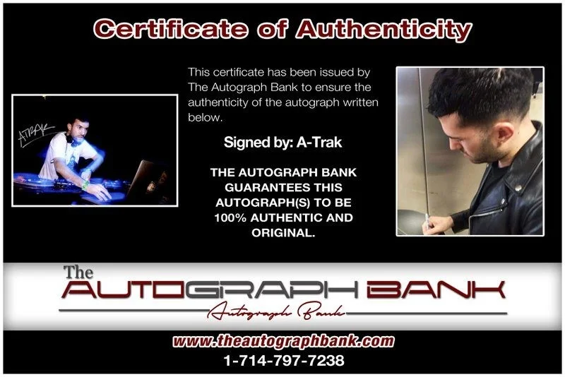 A-Trak — A-Trak authentic signed EDM DJ 10x15 photo W/Cert Autographed EDC Dub step B2, image 2