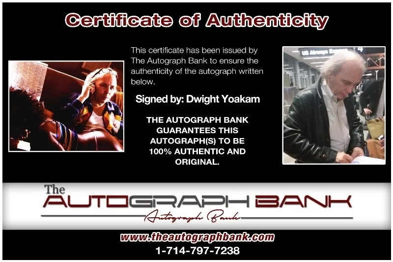 Dwight Yoakam — Dwight Yoakam authentic signed country 8x10 photo W/Cert Autographed 1326a1, изображение 2