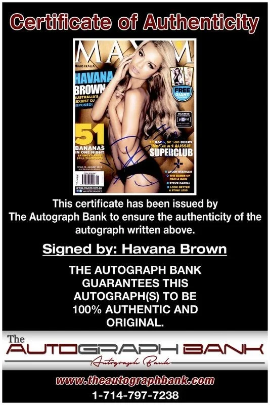 Havana Brown — Havana Brown authentic signed DJ 8x10 photo |CERT Autograph EDC Dub step A3, image 2