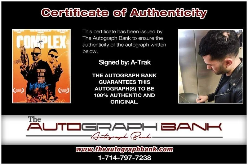 A-Trak — A-Trak authentic signed EDM DJ 8x10 photo W/Cert Autographed EDC Dub step A11, изображение 2