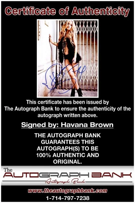Havana Brown — Havana Brown authentic signed DJ 8x10 photo |CERT Autograph EDC Dub step A2, image 2