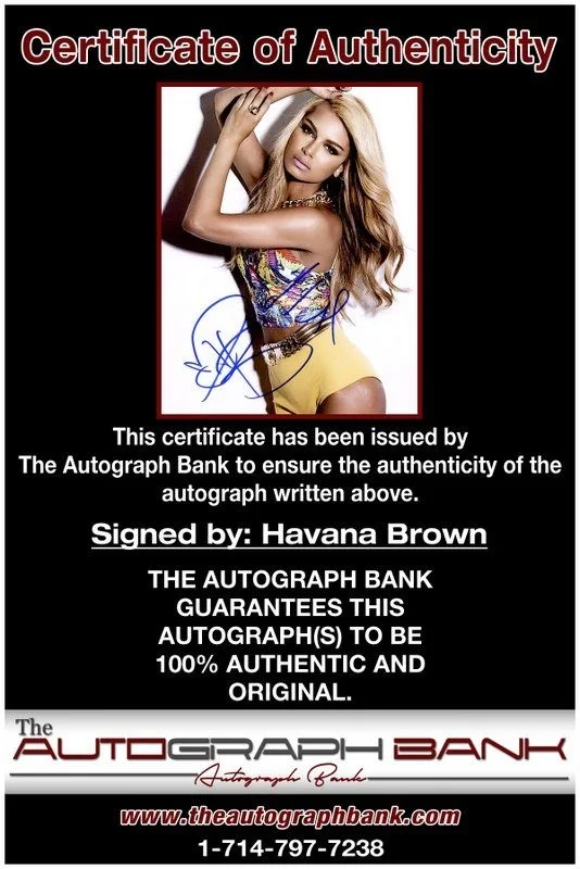 Havana Brown — Havana Brown authentic signed DJ 8x10 photo |CERT Autograph EDC Dub step A1, image 2