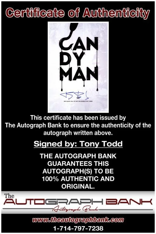 Tony Todd — Tony Todd authentic signed celebrity 10x15 photo W/Certificate Autographed (Y4), изображение 2