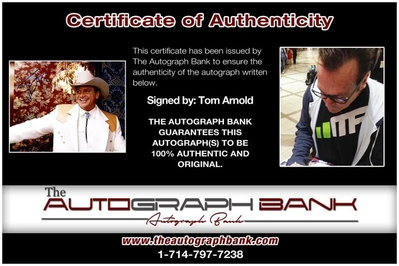 Tom Arnold — Tom Arnold authentic signed celebrity 10x15 photo W/Cert Autographed Y16, изображение 2