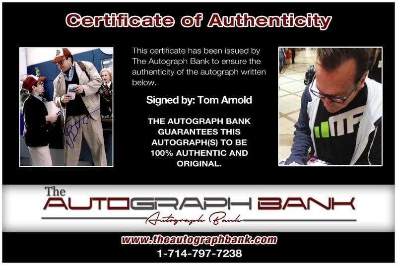 Tom Arnold — Tom Arnold authentic signed celebrity 10x15 photo W/Cert Autographed Y5, изображение 2