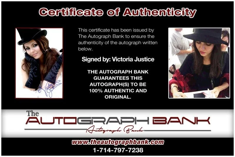 Victoria Justice — Victoria Justice authentic signed celebrity 10x15 photo W/Cert Autographed Y2, изображение 2