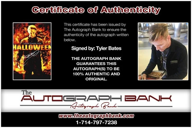 Tyler Bates — Tyler Bates authentic signed celebrity 10x15 photo W/Cert Autographed Y1, изображение 2