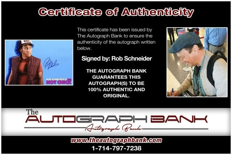 Rob Schneider — Rob Schneider authentic signed celebrity 10x15 photo W/Cert Autographed Y6, изображение 2