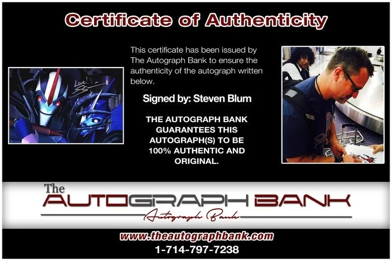 Steve Blum — Steve Blum authentic signed celebrity 10x15 photo W/Cert Autographed Y4, изображение 2