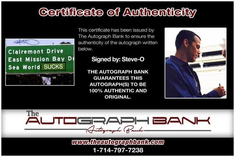 Steve-O — Steve-O authentic signed celebrity 10x15 photo W/Certificate Autographed (Y15), изображение 2