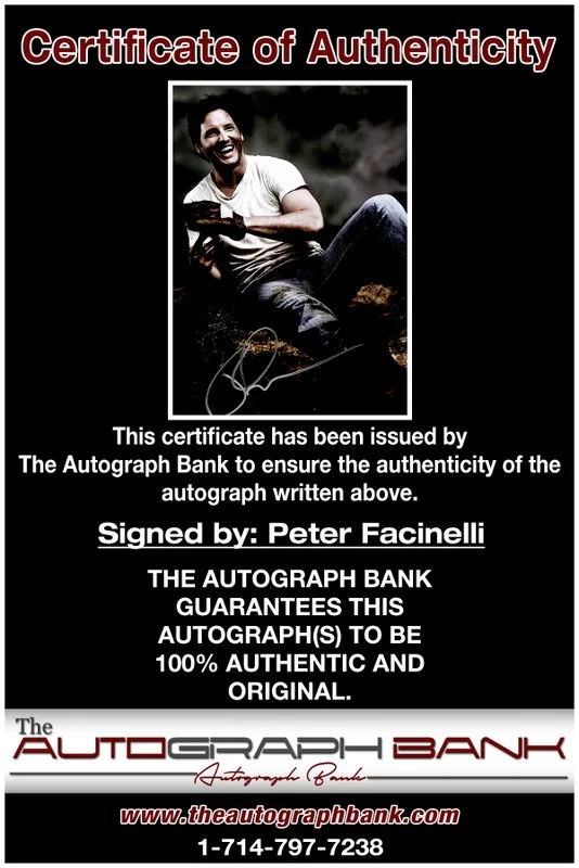 Peter Facinelli — Peter Facinelli authentic signed celebrity 10x15 photo W/Cert Autographed 2716c, image 2