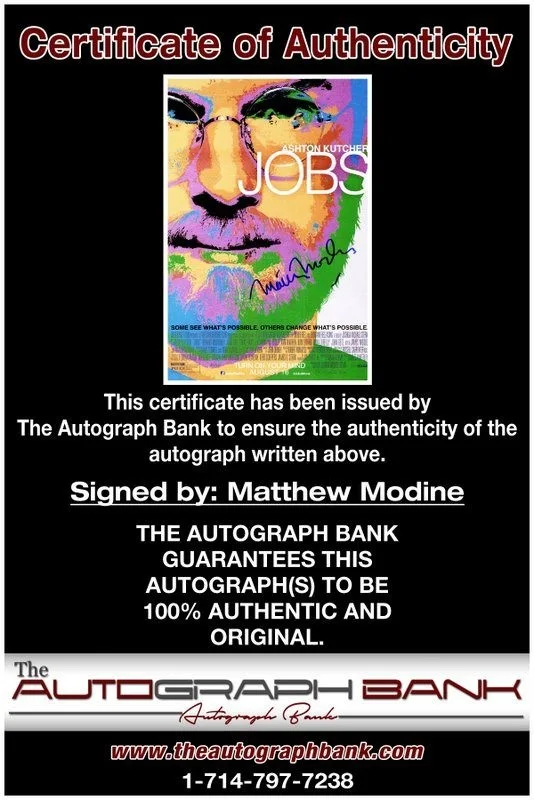 Matthew Modine — Matthew Modine authentic signed celebrity 10x15 photo W/Cert Autographed Y1, изображение 2