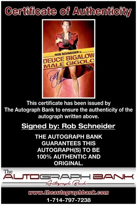 Rob Schneider — Rob Schneider authentic signed celebrity 10x15 photo W/Cert Autographed Y10, изображение 2