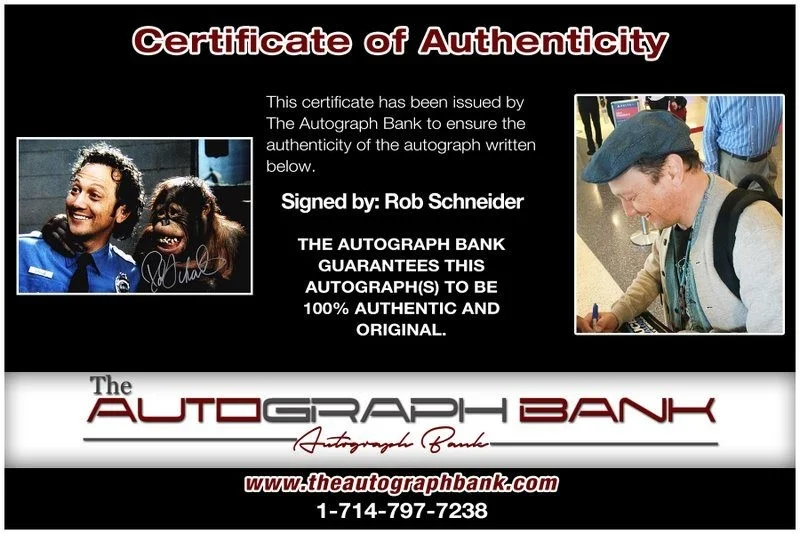Rob Schneider — Rob Schneider authentic signed celebrity 10x15 photo W/Cert Autographed Y2, image 2