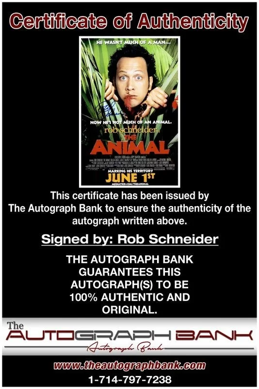 Rob Schneider — Rob Schneider authentic signed celebrity 10x15 photo W/Cert Autographed Y11, изображение 2
