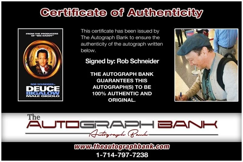 Rob Schneider — Rob Schneider authentic signed celebrity 10x15 photo W/Cert Autographed Y8, изображение 2